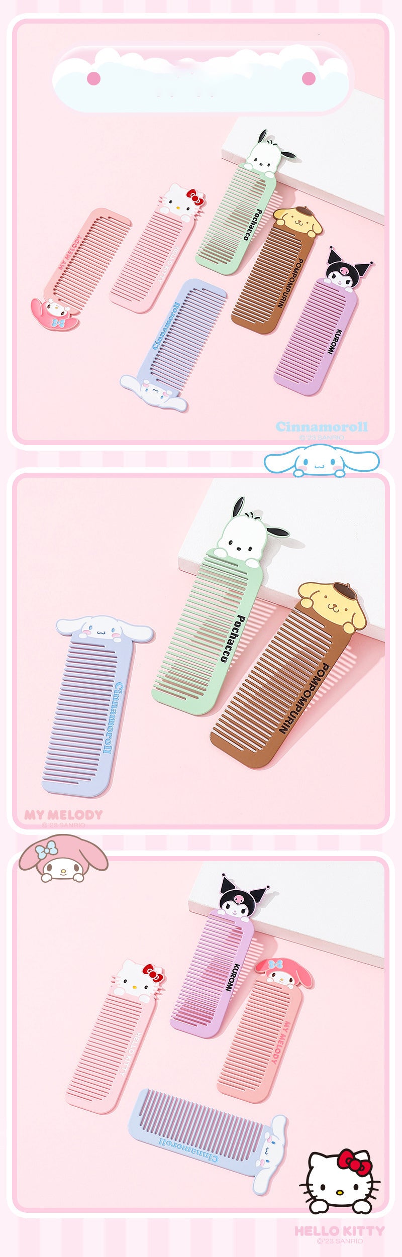 Sanrio hair comb