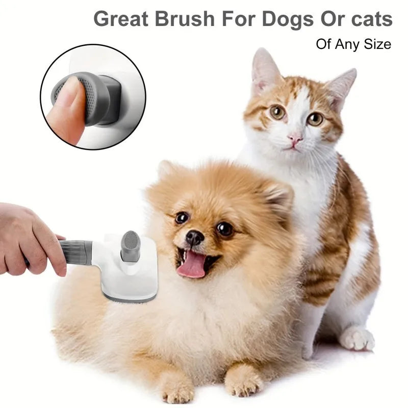 Nomu 2-in-1 pet grooming brush