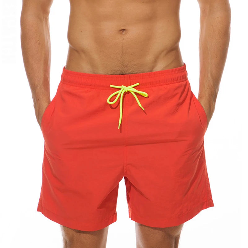 Sonlae Men's solid swimming trunks