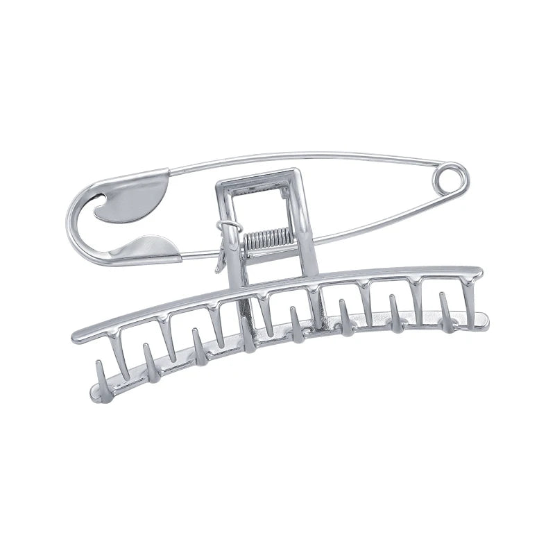 Nocturne Women's large safety pin hair claw