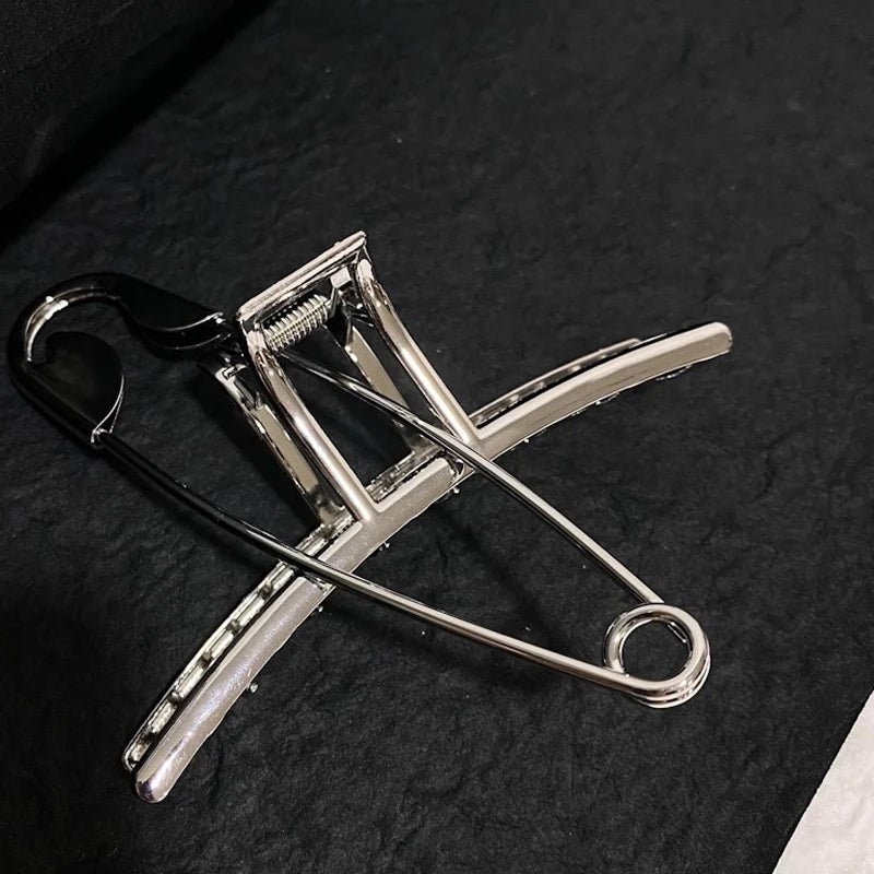 Nocturne Women's large safety pin hair claw