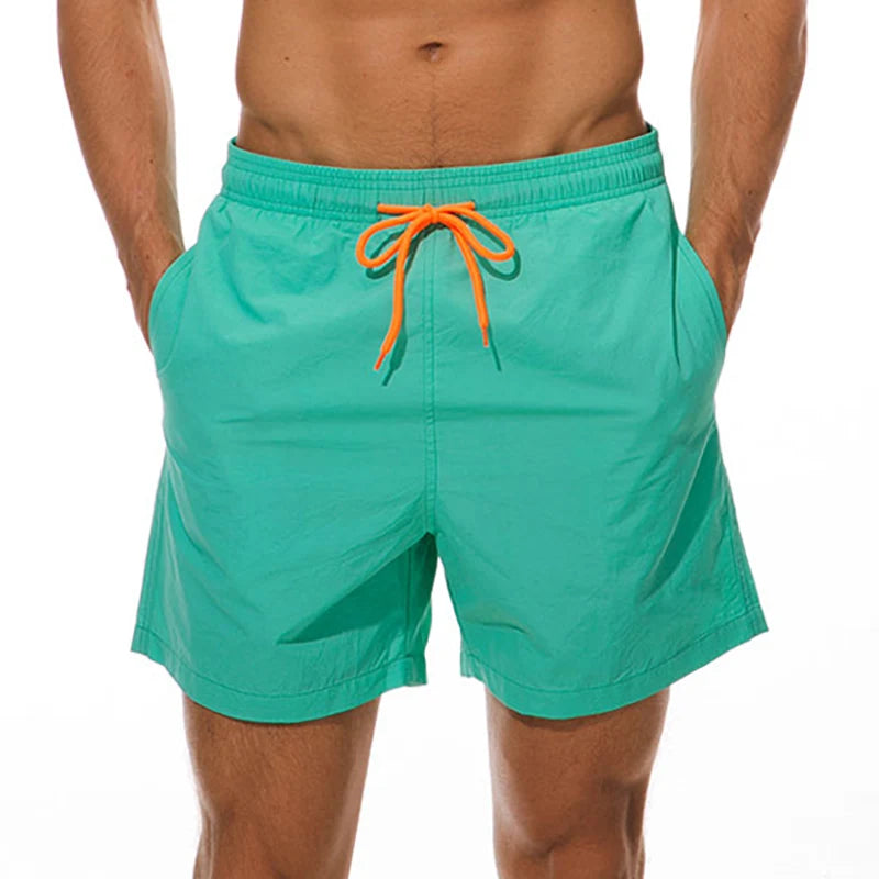 Sonlae Men's solid swimming trunks