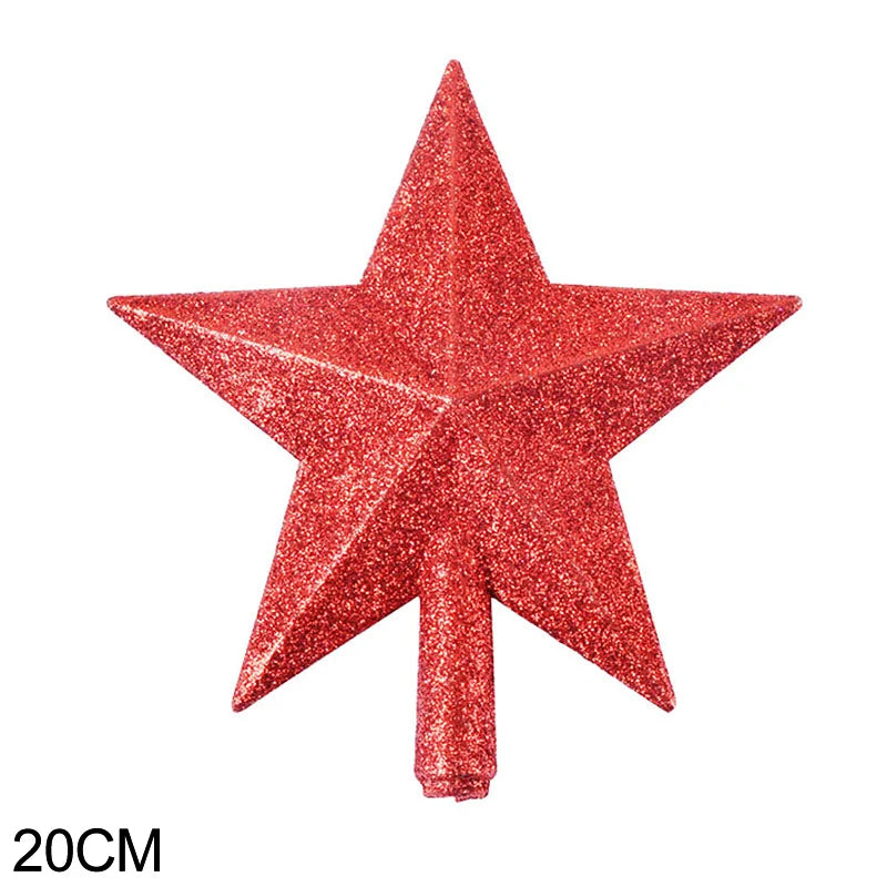 Hollyco glitter star Christmas tree topper