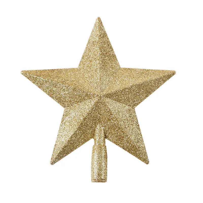 Hollyco glitter star Christmas tree topper