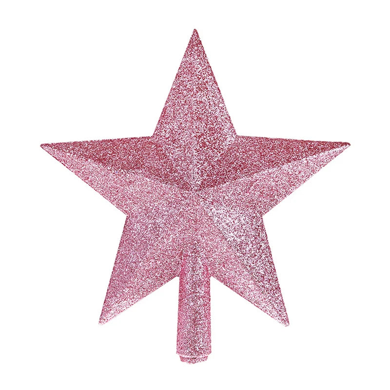 Hollyco glitter star Christmas tree topper