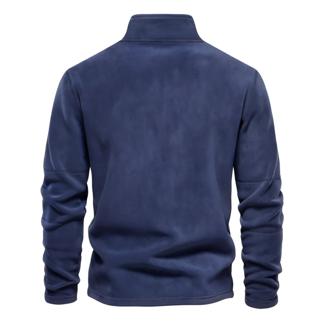 Arden Men's fleece quarter zip pullover sweater