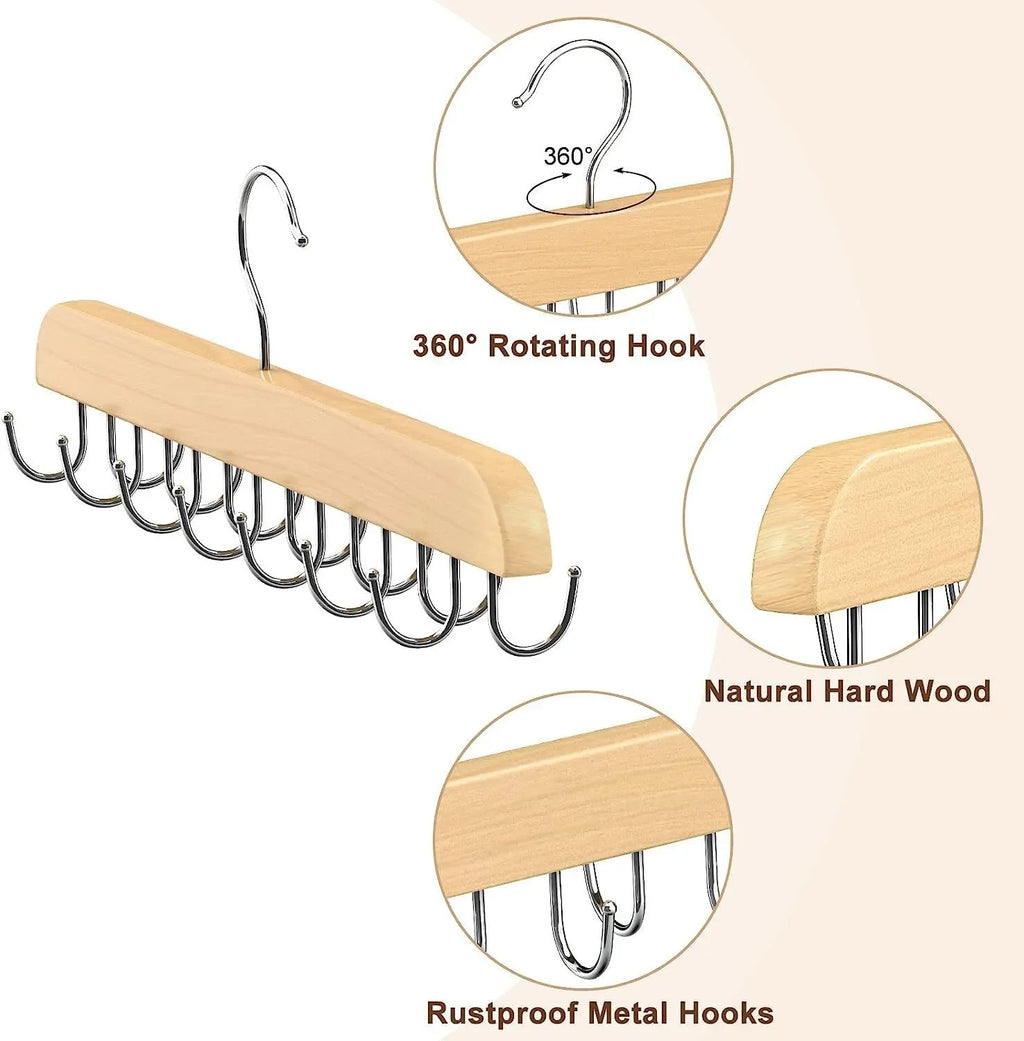 Cassora 2 pack belt rack hangers