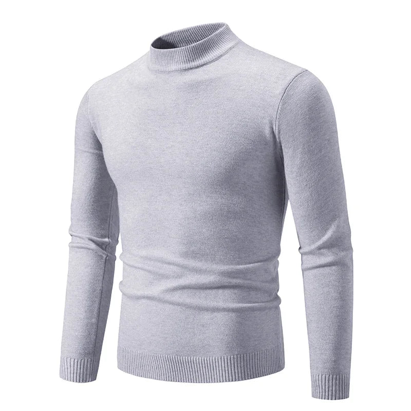 Ardeb Men's light knit turtle neck