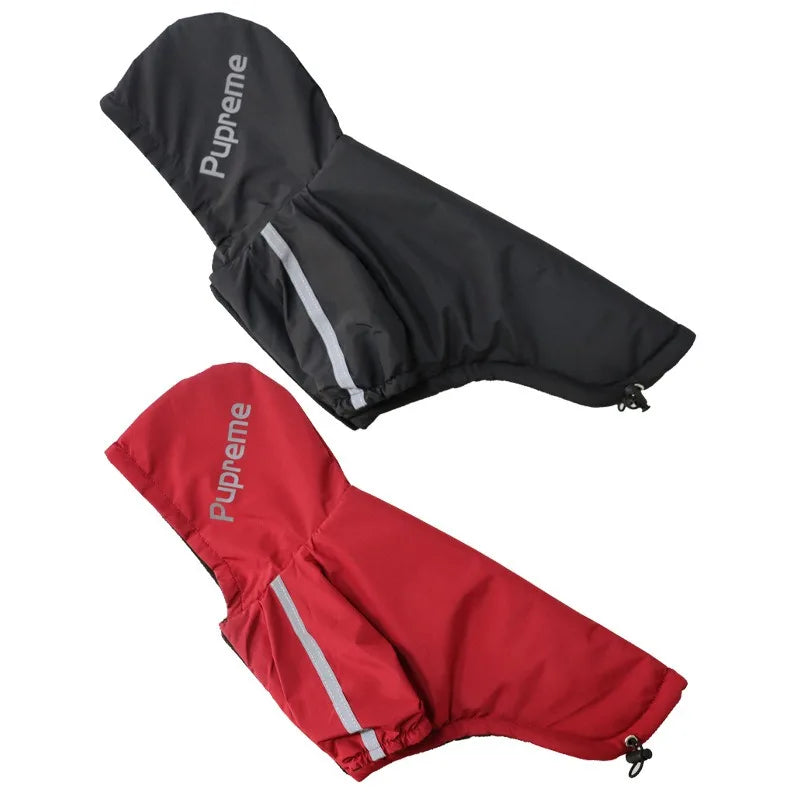 Pupreme x The Dog Face waterproof rain coat