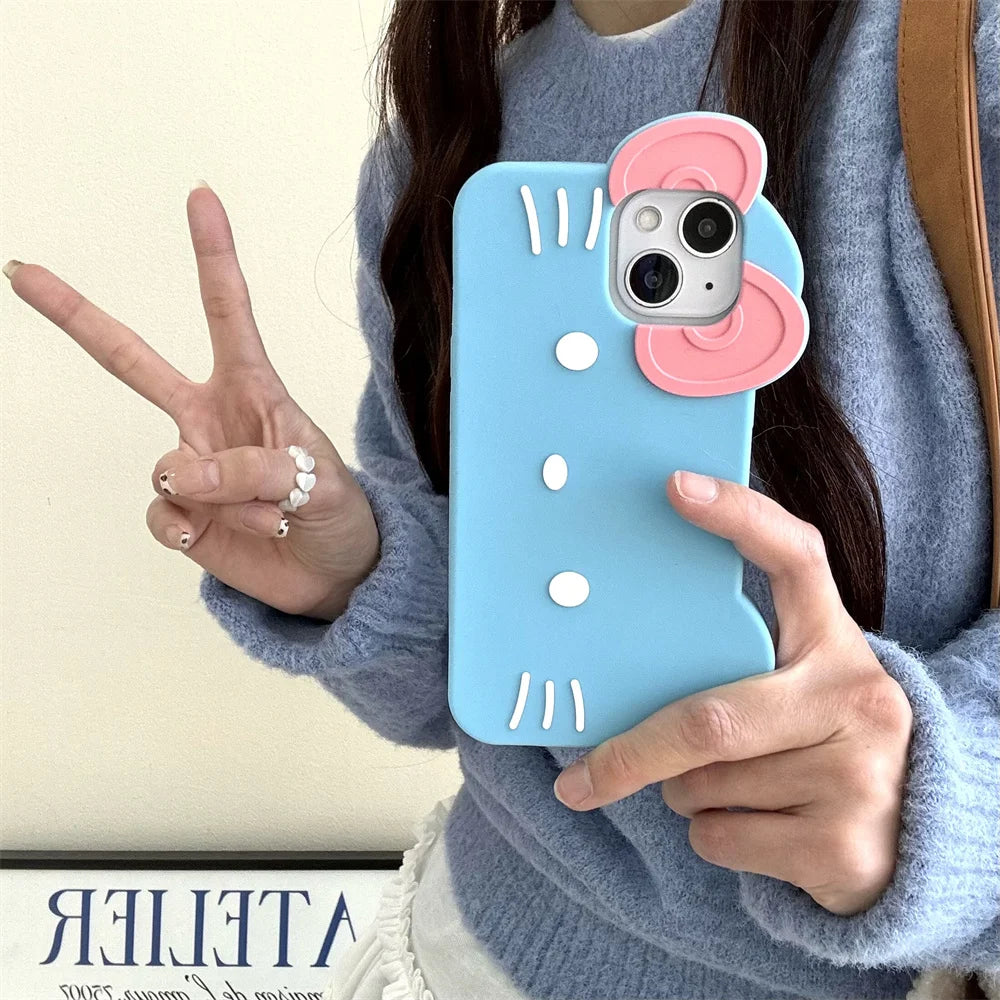 Hello Kitty 3D silicone iPhone case