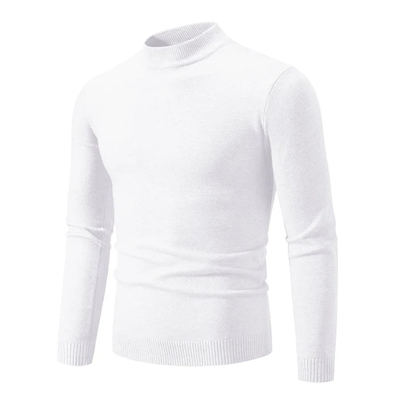 Ardeb Men's light knit turtle neck