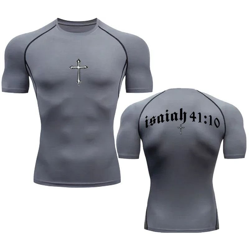Valor men’s Christian compression workout shirt