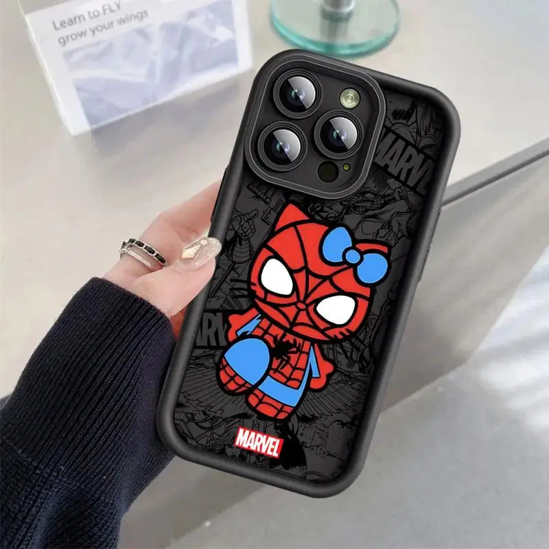 Marvel Spiderman Hello Kitty iPhone Case