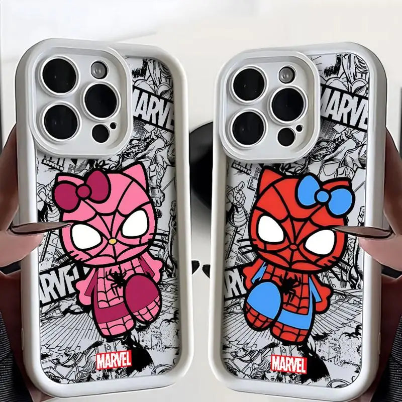 Marvel Spiderman Hello Kitty iPhone Case