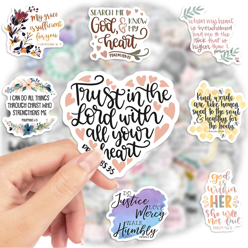 Eterna 64 Pc Bible verse stickers