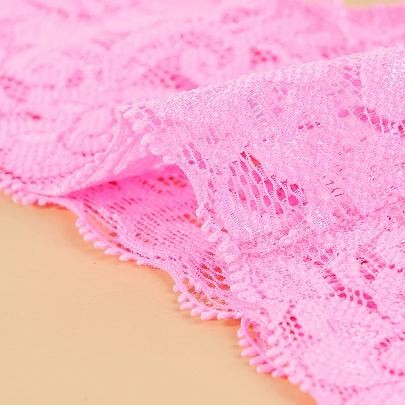 Sorelle Woemn's 3 Pc lace formal thong set