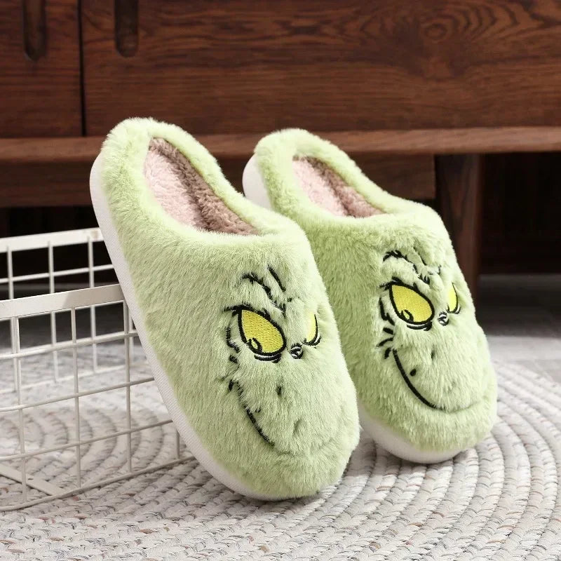 Grinch Women's plush house slippers
