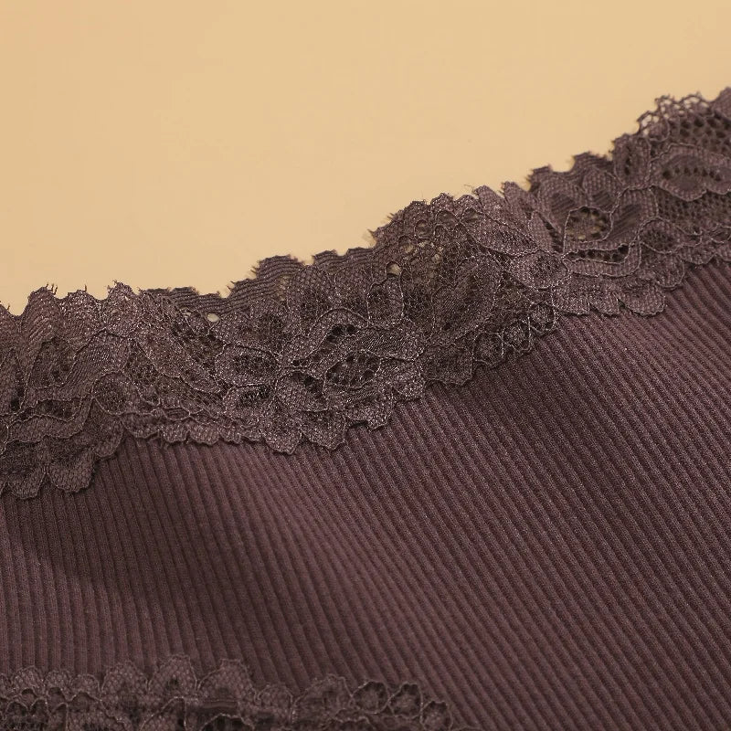 Sorelle Women's 6 Pc cheekster panties set with lace trim