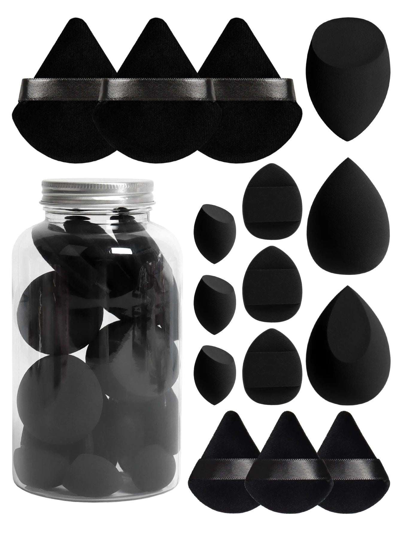 Vixa ultimate 15 Pc beauty blender jar set