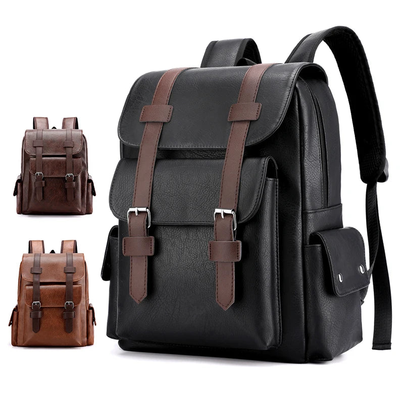 Arden Men's leather backpack
