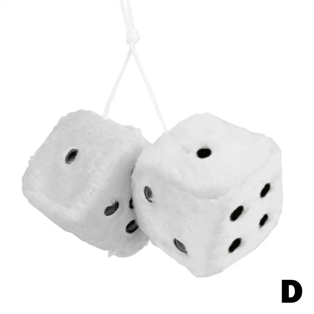 Cruzi hanging plush car dice