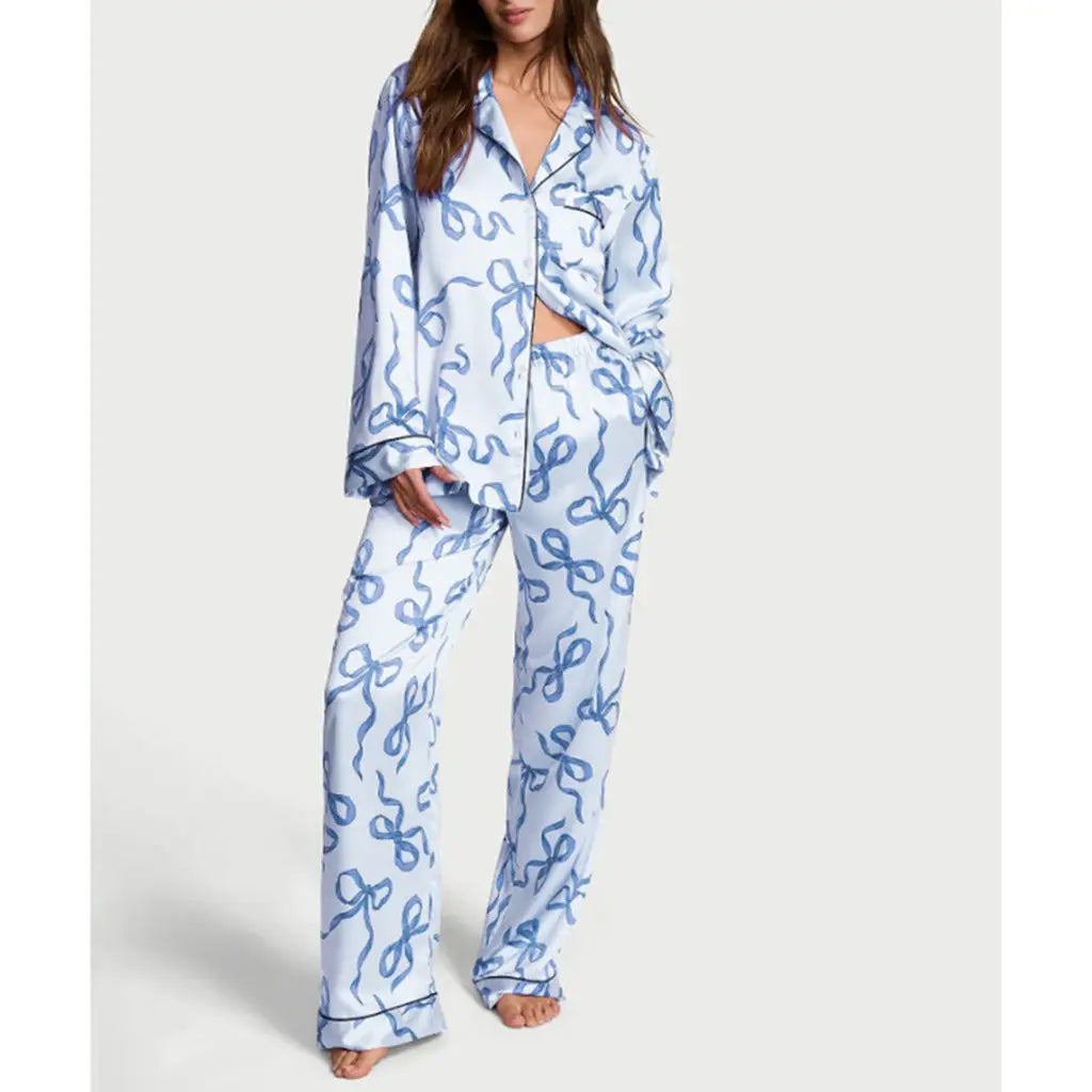 Veloura Women's 2 Pc satin pajama set