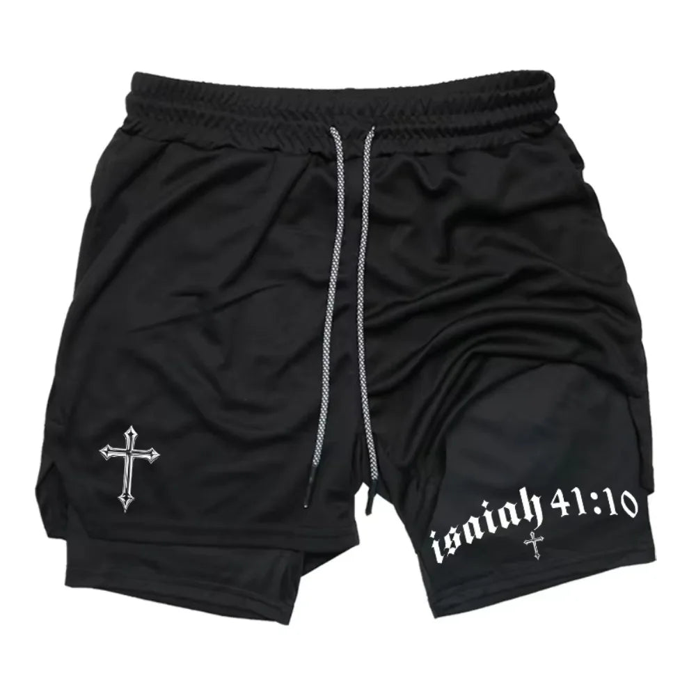 Valor men’s Christian compression workout shorts