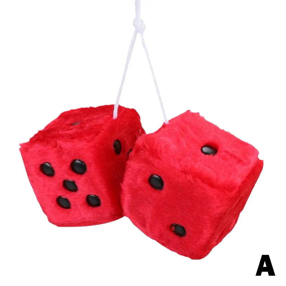 Cruzi hanging plush car dice