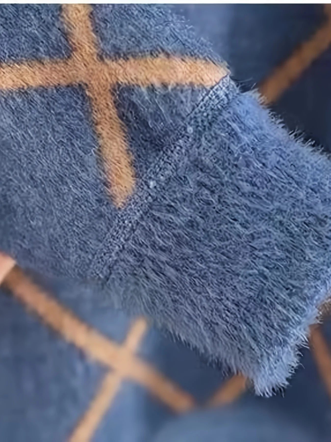 Vello Boys' argyle pullover sweater with fleece lining