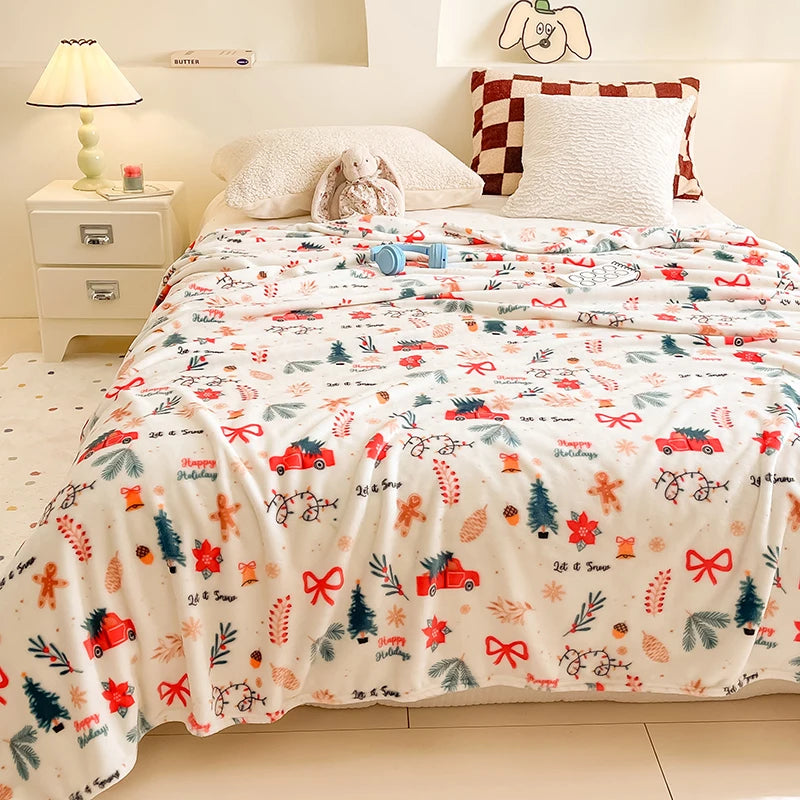 Hollyco Christmas plush blanket