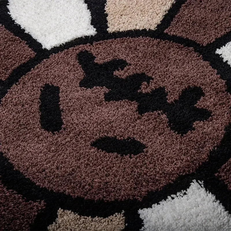 Takashi plush sunflower rug