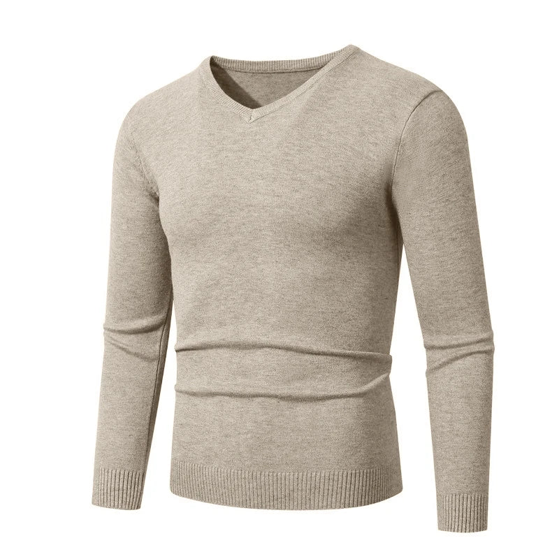 Arden Men's pullover v neck light knit sweater