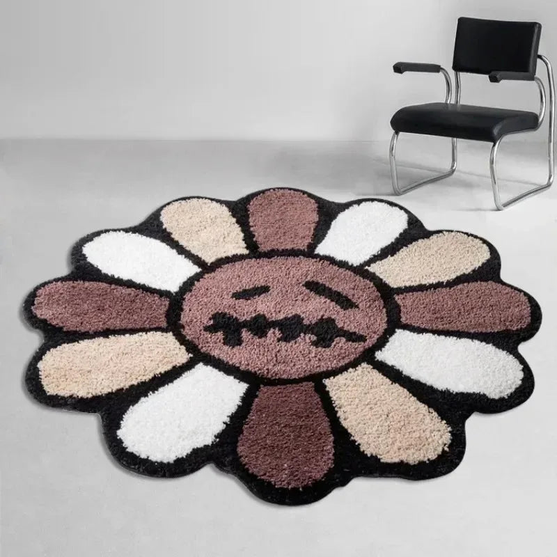 Takashi plush sunflower rug