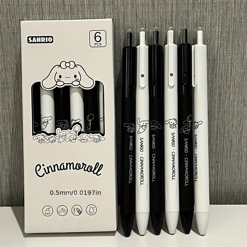 Sanrio 6 Pc gel pens