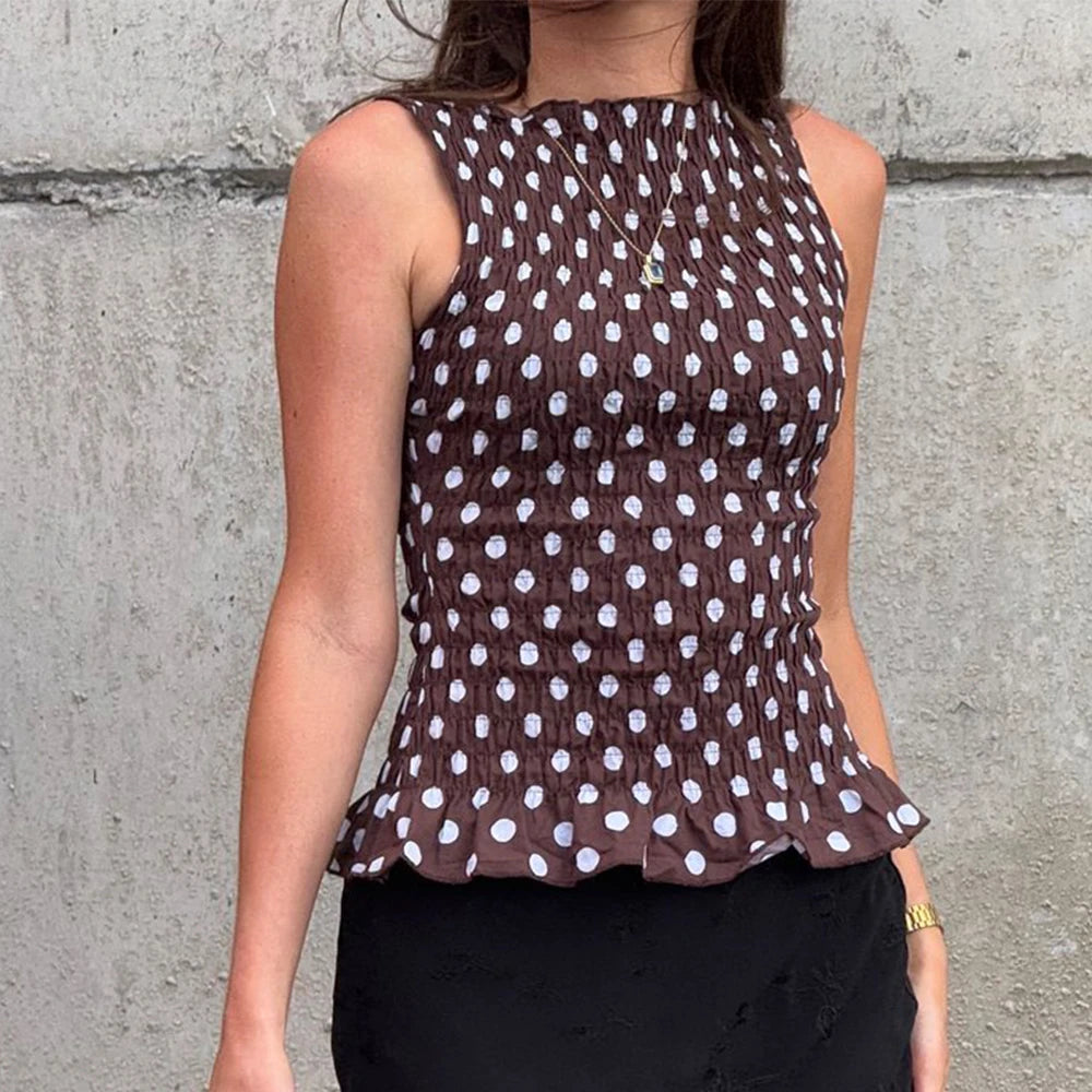 Sorelle smocked boat neck top