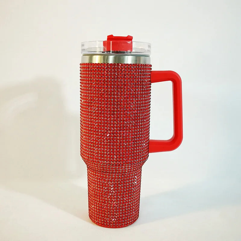 Culina 40oz rhinestone thermal travel cup