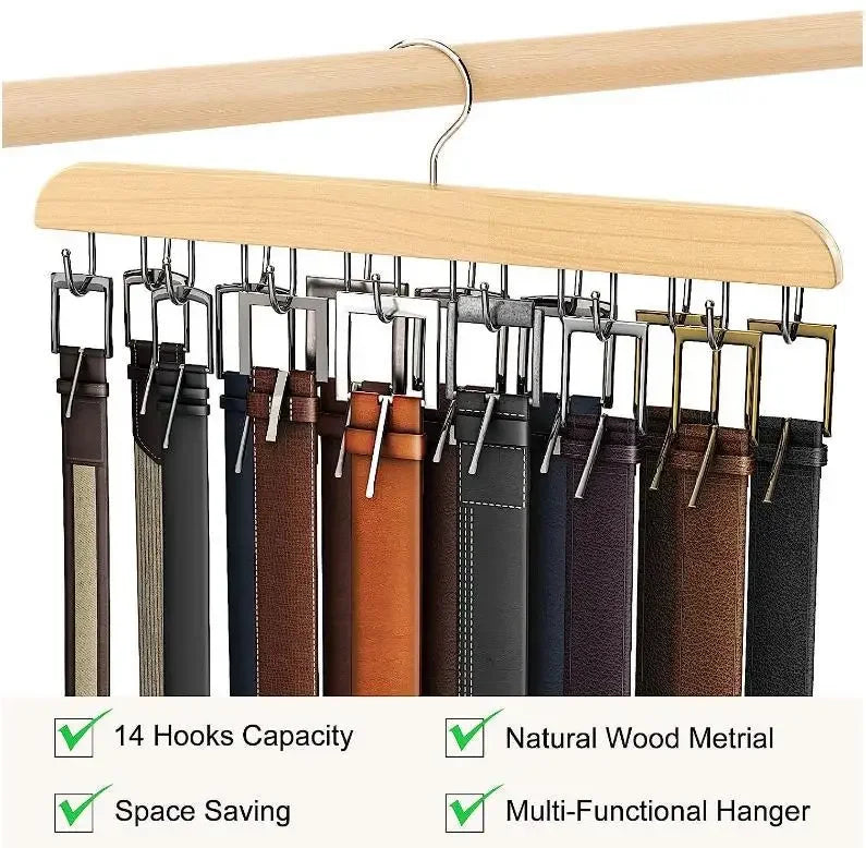 Cassora 2 pack belt rack hangers