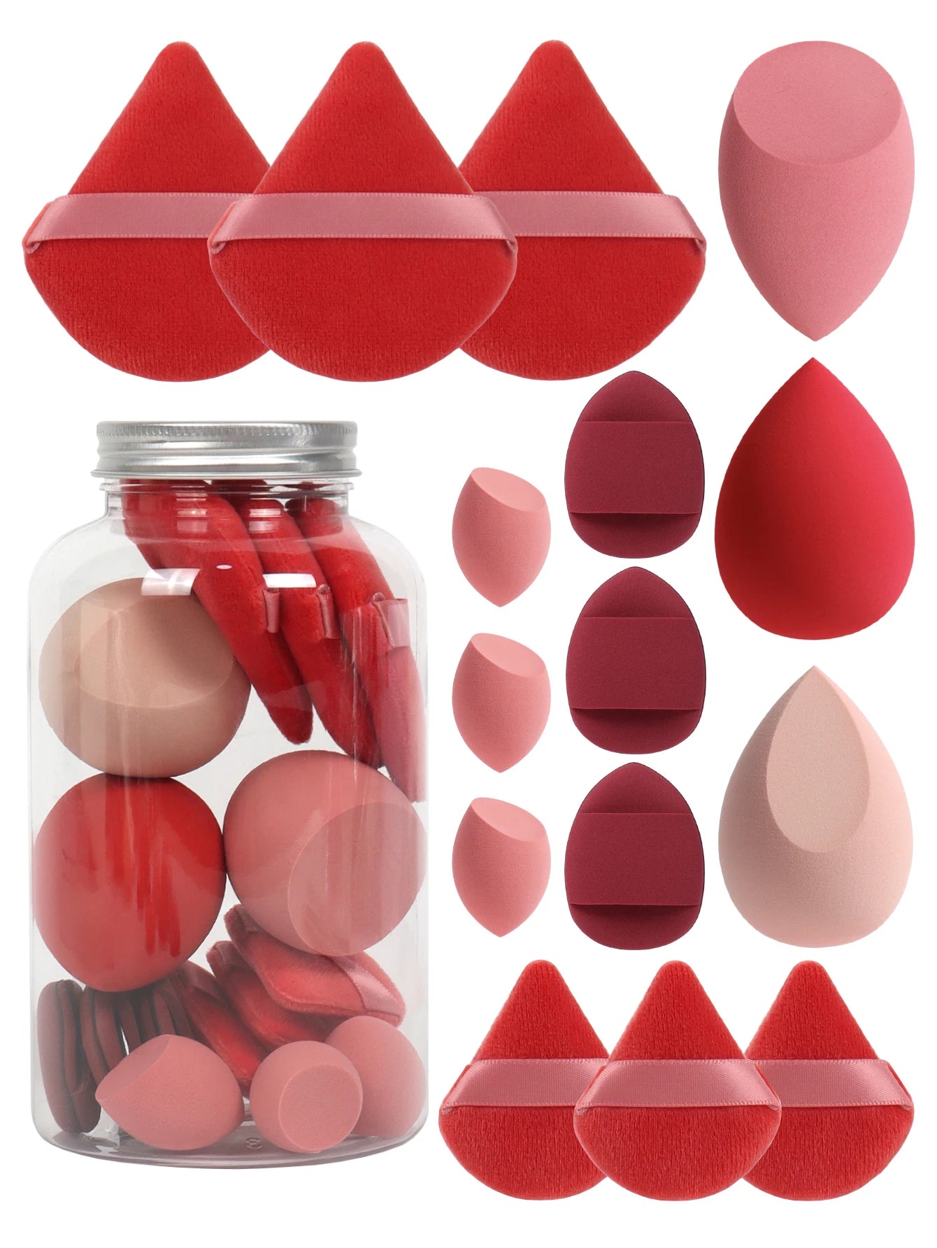 Vixa ultimate 15 Pc beauty blender jar set