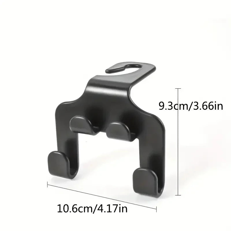 Cruzi 2 Pc 2-in-1 phone holder car hook