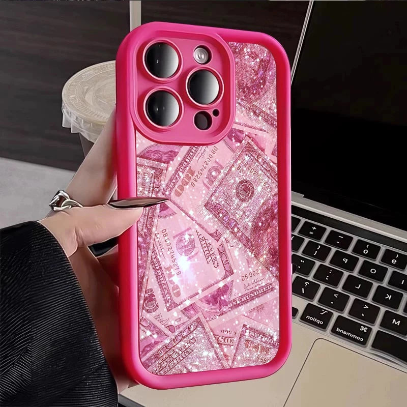Nexa Y2K sparkle money iPhone case