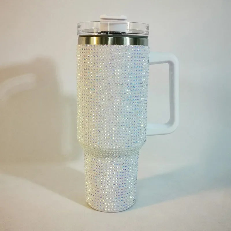 Culina 40oz rhinestone thermal travel cup