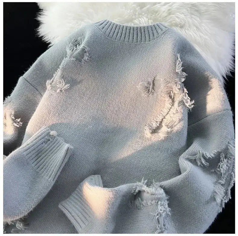 Valor Men’s cross streetwear knitted pullover sweater