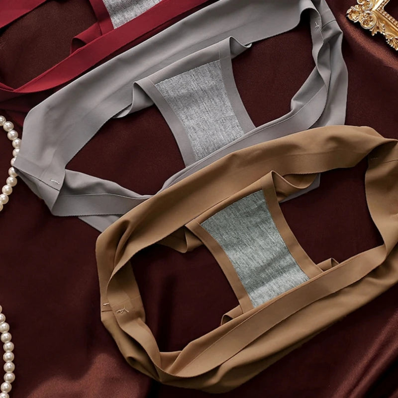 Sorelle Women's 4 Pc solid nylon cheeksters set