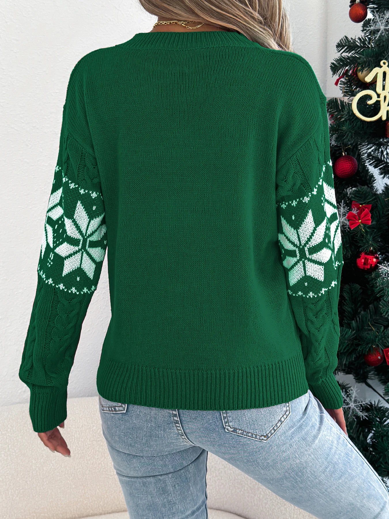 Hollyco Women's Christmas knit sweater