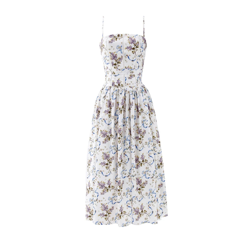 Sorelle Women's A-line floral flare dress