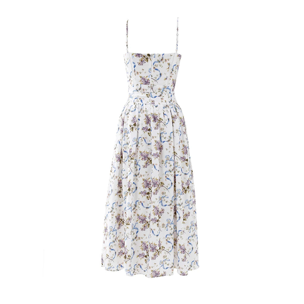 Sorelle Women's A-line floral flare dress