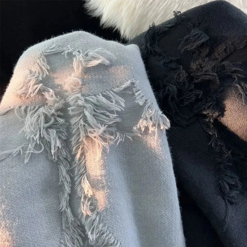 Valor Men’s cross streetwear knitted pullover sweater