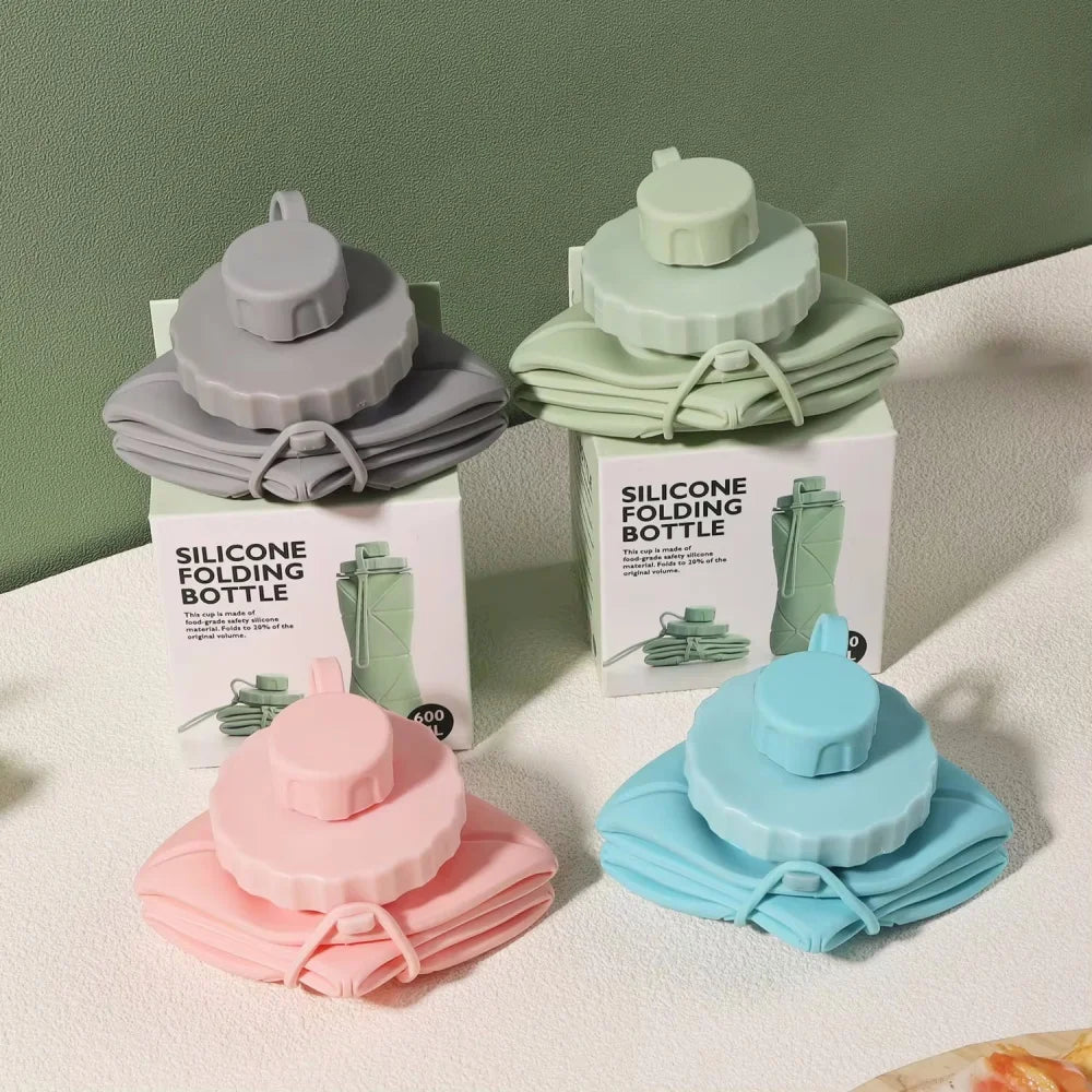 CoreX 600ml silicone collapsible bottle