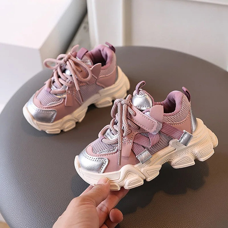 Vello Girl’s color patch sneakers