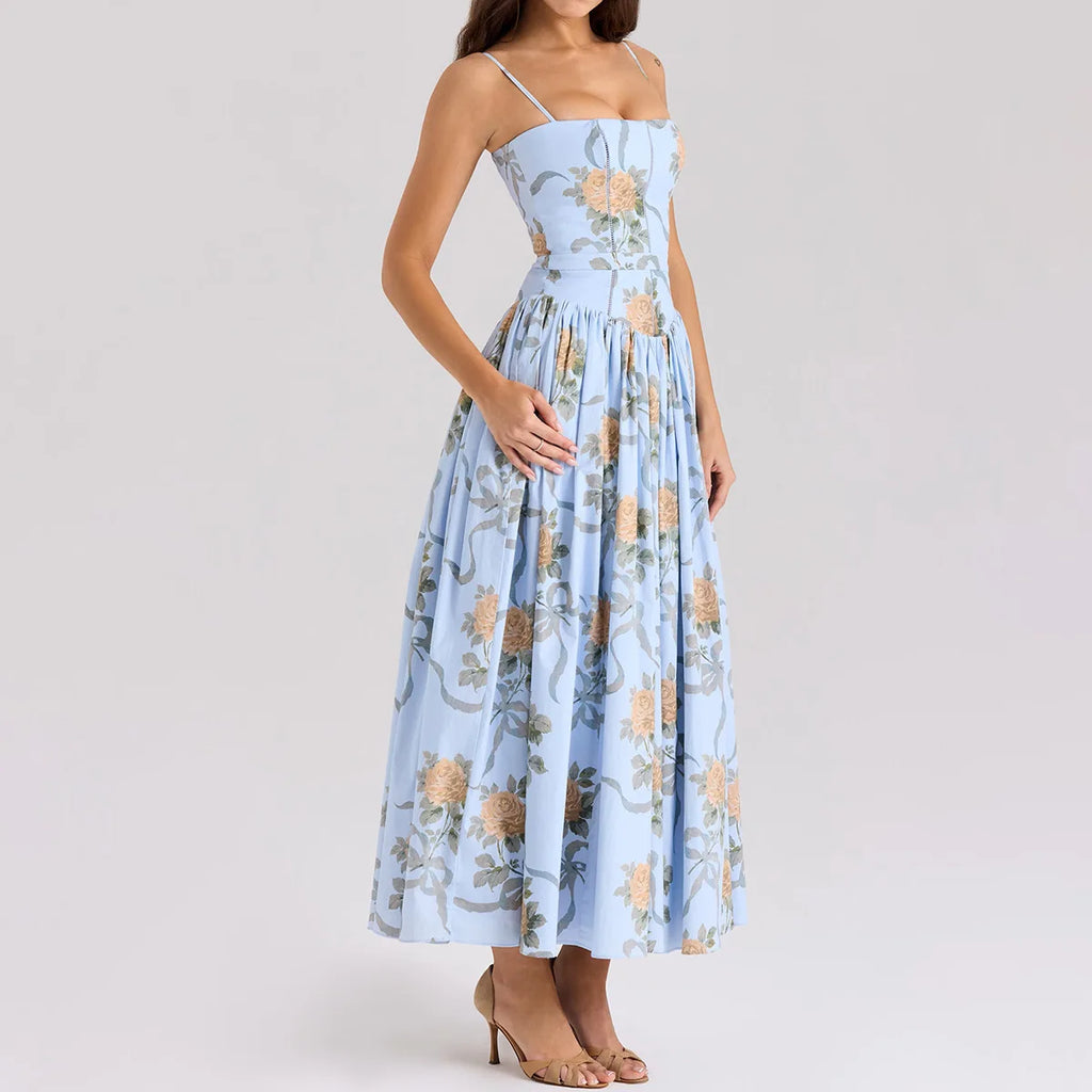 Sorelle Women's A-line floral flare dress